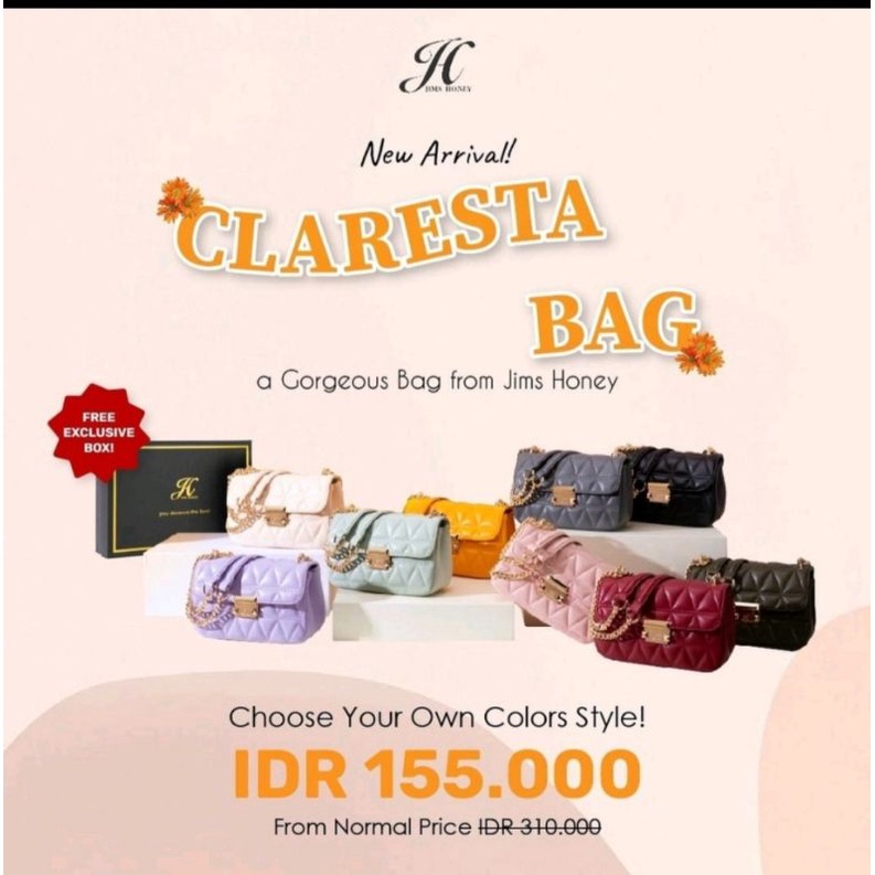 Promo Tas Jims Honey / Claressta Jims Honey