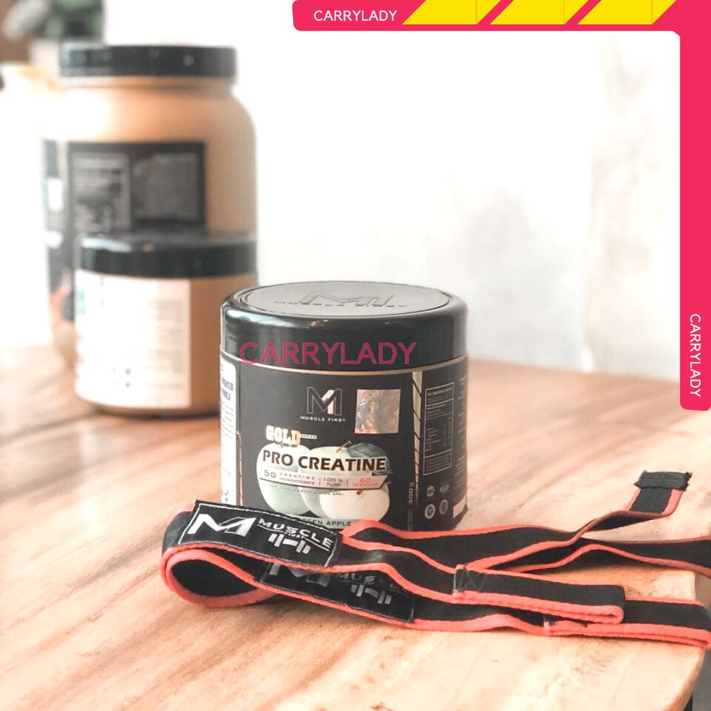 Muscle First Pro Creatine CREAPURE 120 Gram - 40 Serving / Saji BPOM HALAL Musclefirst M1 Kreatin