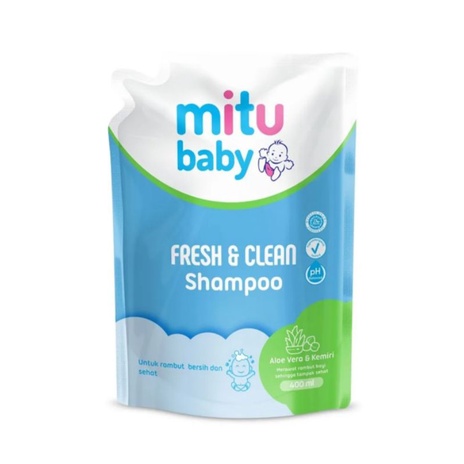 Mitu Baby Shampoo 400ml Refil