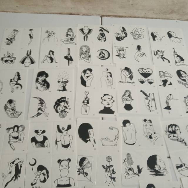 Tato temporer gambar cewek
