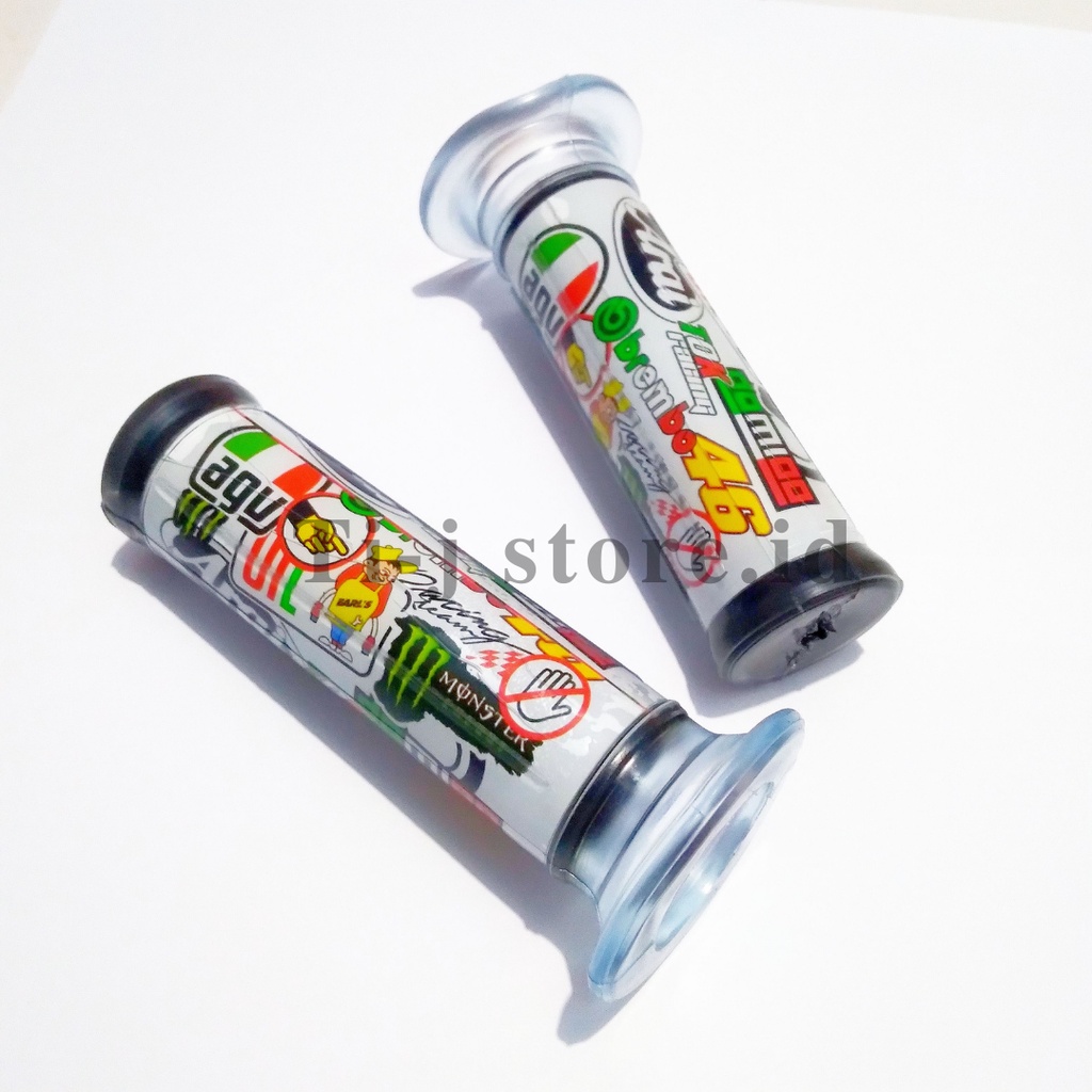 2pcs Handgrip Grip Slongsong Gas Motor Transparan Agv,Arai handgrip transparan ARAI