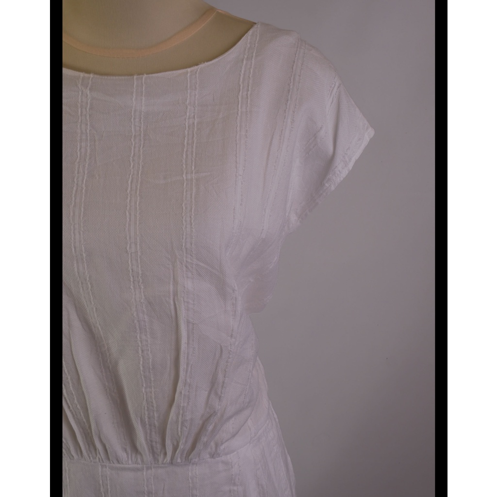 Dress Katun Putih Embroidery Studio Clip (DK1.13) Image 5