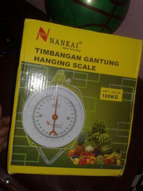 Timbangan Gantung 100kg 100kg Hanging Scale - Alat Ukur Berat Nankai