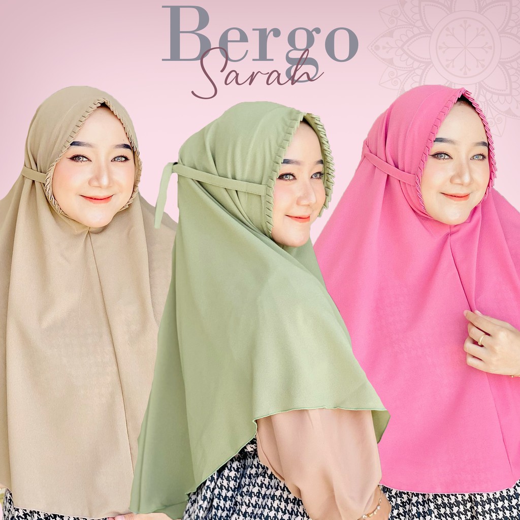 Hijab instan Sarah Lipit Jilbab Instan Bergo Sarah Lipiit Kerudung Instan Premium Diamond-4