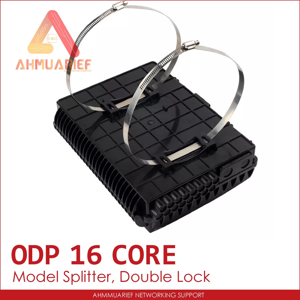 Model Sunsea ODP FDB ODB 16 Core Model Adapter Splitter Double Lock Pole Tiang Fiber Optik Box Kotak Fiber Optic Kosongan