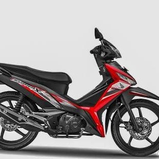 Striping / Sticker Honda Supra X 125 fi Merah Hitam 2018