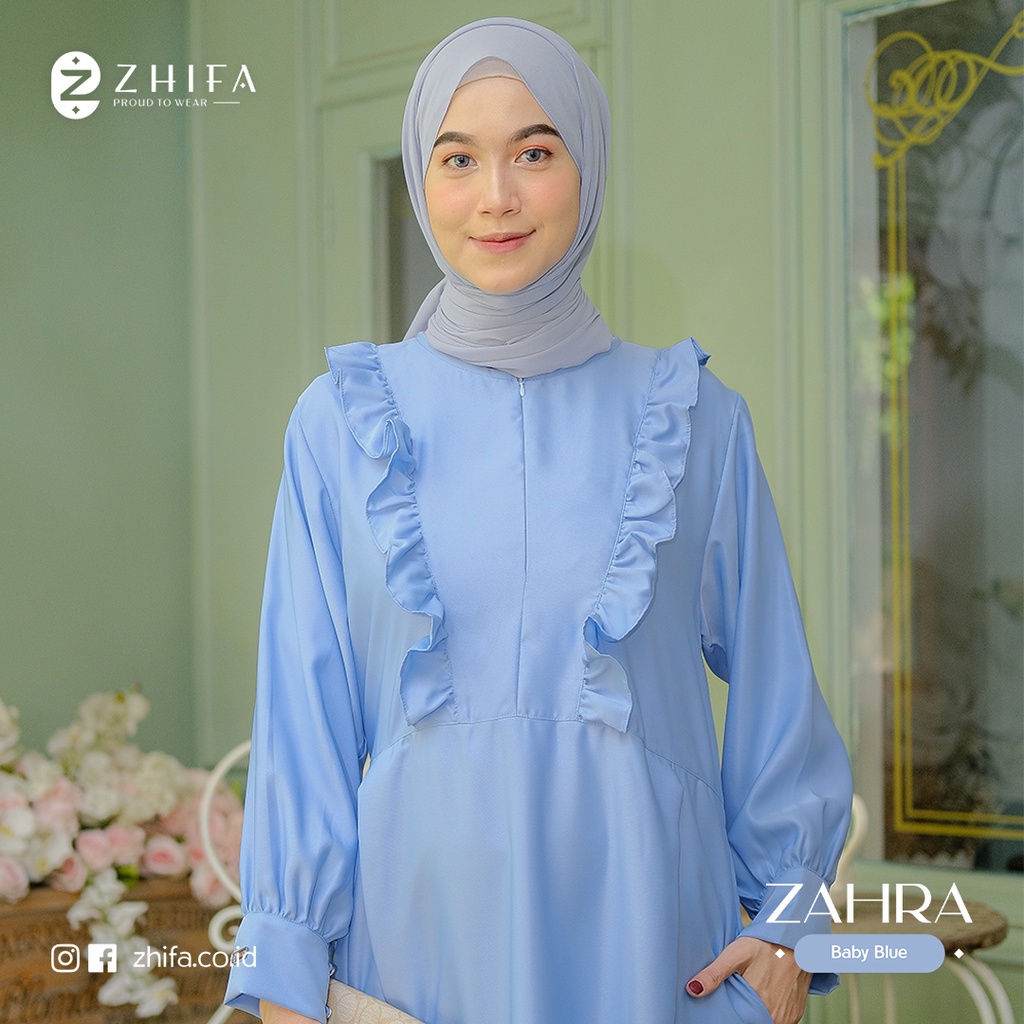 ZAHRA DRESS atau Gamis Syari Premium Terbaru Agen Distributor Gamis Syari Model Baju Gamis Polos