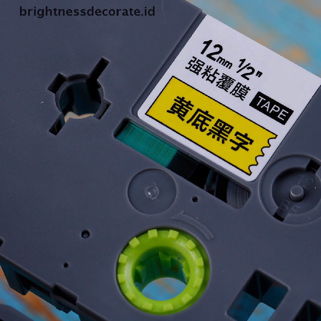 Tz-231 Pt-E100B D210 Tape Label 12mm 9mm Untuk Brother P-Touch