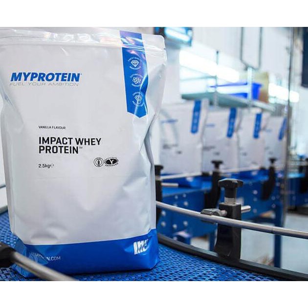 Berkualitass Myprotein Impact Whey Protein 2.5 Kg (5.5 Lbs) Original From Uk Salee