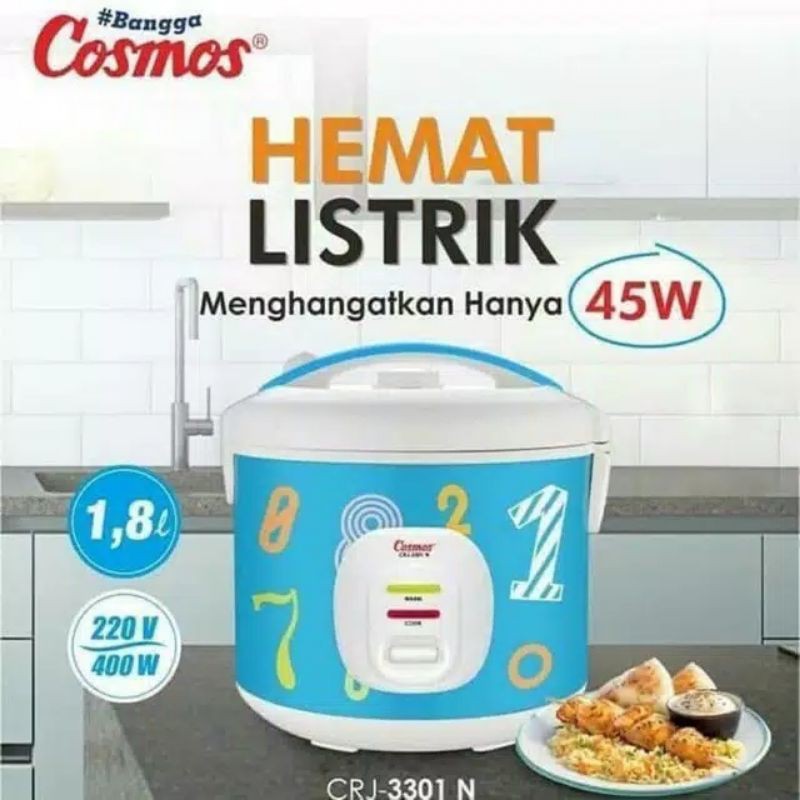 Magic Com Cosmos CRJ-3301 N 1,8 Liter