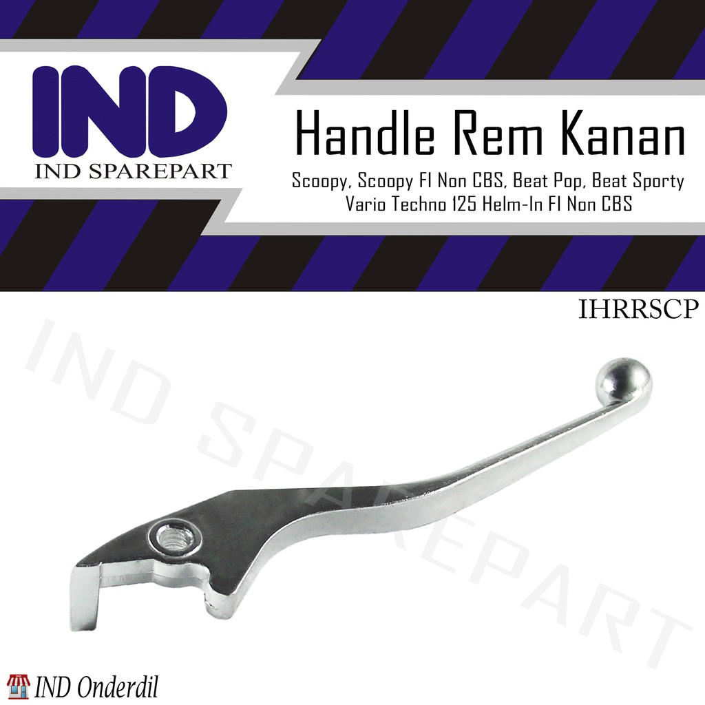 Handle/Handel/Pegangan/Tuas/Gagang Rem Tangan Kanan/Right Scoopy Karbu/Karburator