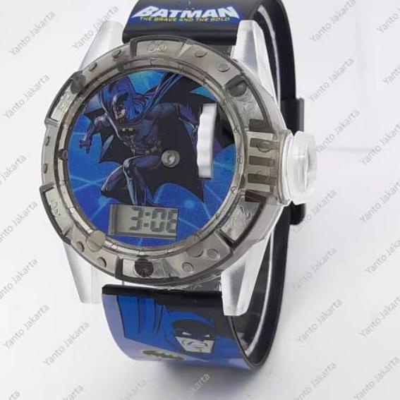 Jangan Diklik Jam Tangan Anak Kecil Pria Laser Melody Musik Karakter Batman #murah