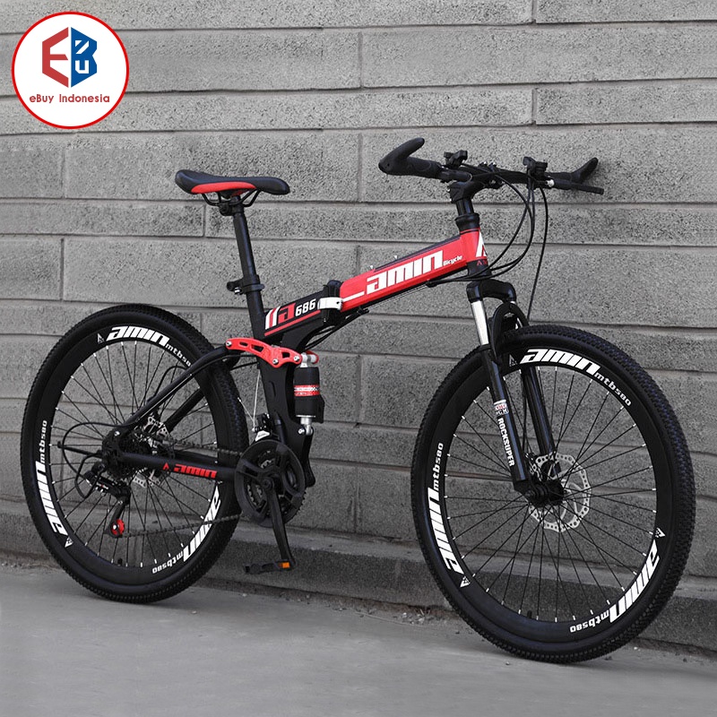 26 inch sepeda gunung sepeda lipat sepeda Folding Bicycle Sepeda Olahraga-Roda jari jari