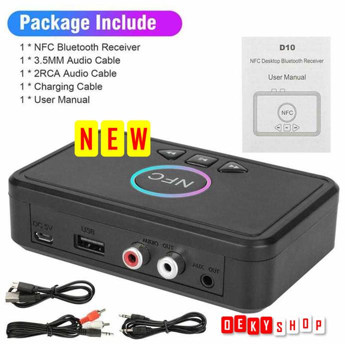 Stereo Audio NFC Bluetooth Receiver 5.0
