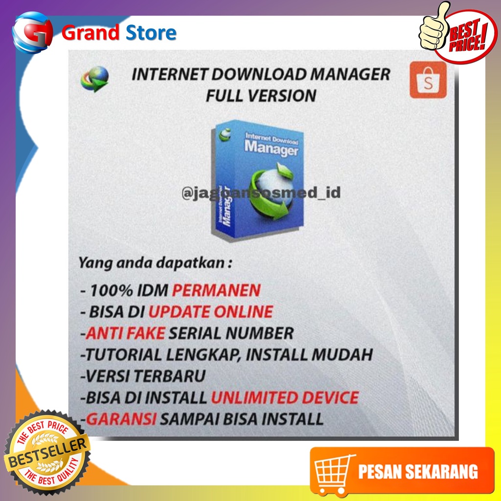 IDM TERBARU FULL VERSION BISA UPDATE