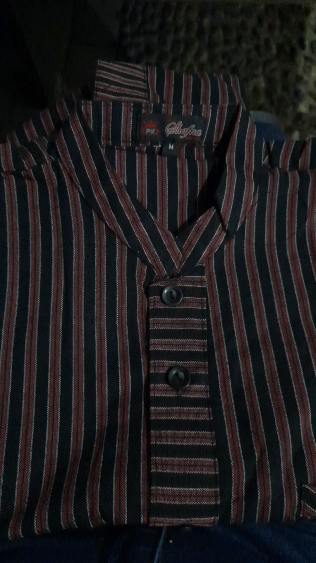 Hem Lurik Atbm.warna.m L Xl Ld 108 110 112.kancing Depan.kerah Koko.batik Pekalongan