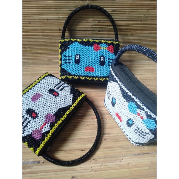 TAS MANIK TENTENG MOTIF HELLO KITTY