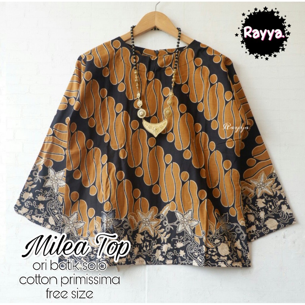 Blouse Batik Milea Top by Batik Rayya