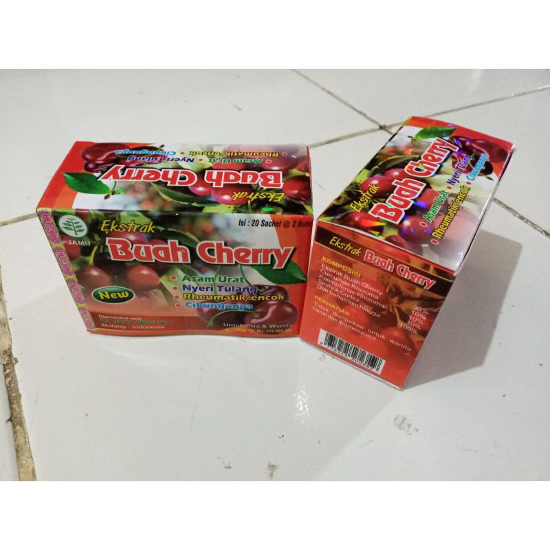 

Ekstrak BUAH CHERRY mengobati asam urat nyeri tukang rheumatik chikungunya