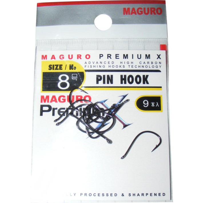 MATA KAIL MAGURO PIN HOOK (BLACK CHROME LUBANG)