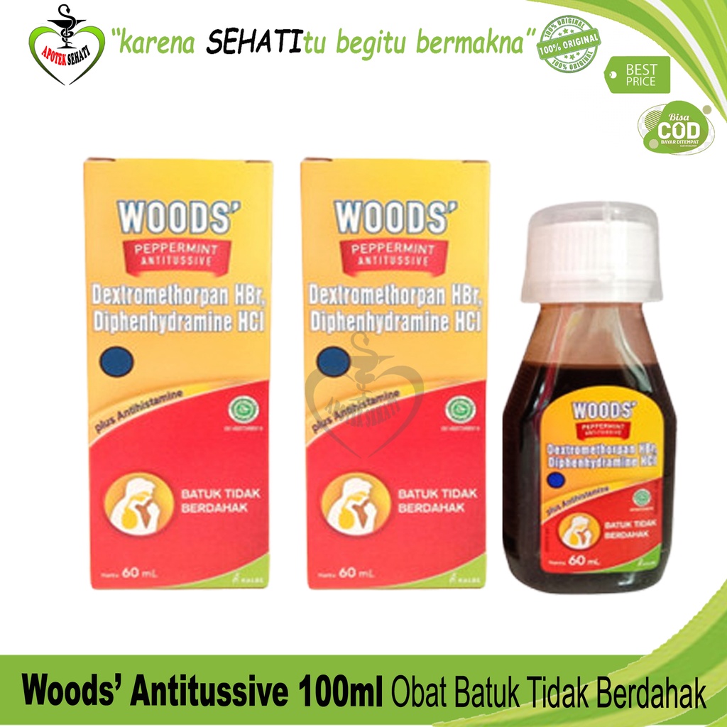 WOOD ANTITUSSIVE ATT 100ML SIRUP BATUK TIDAK BERDAHAK DEWASA