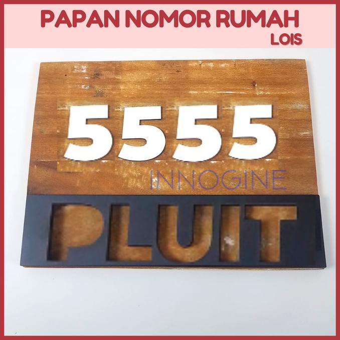 Plat Nomor Rumah Kayu Nomer Rumah Peta Dunia Hiasan Dinding Kayu Jikloshop