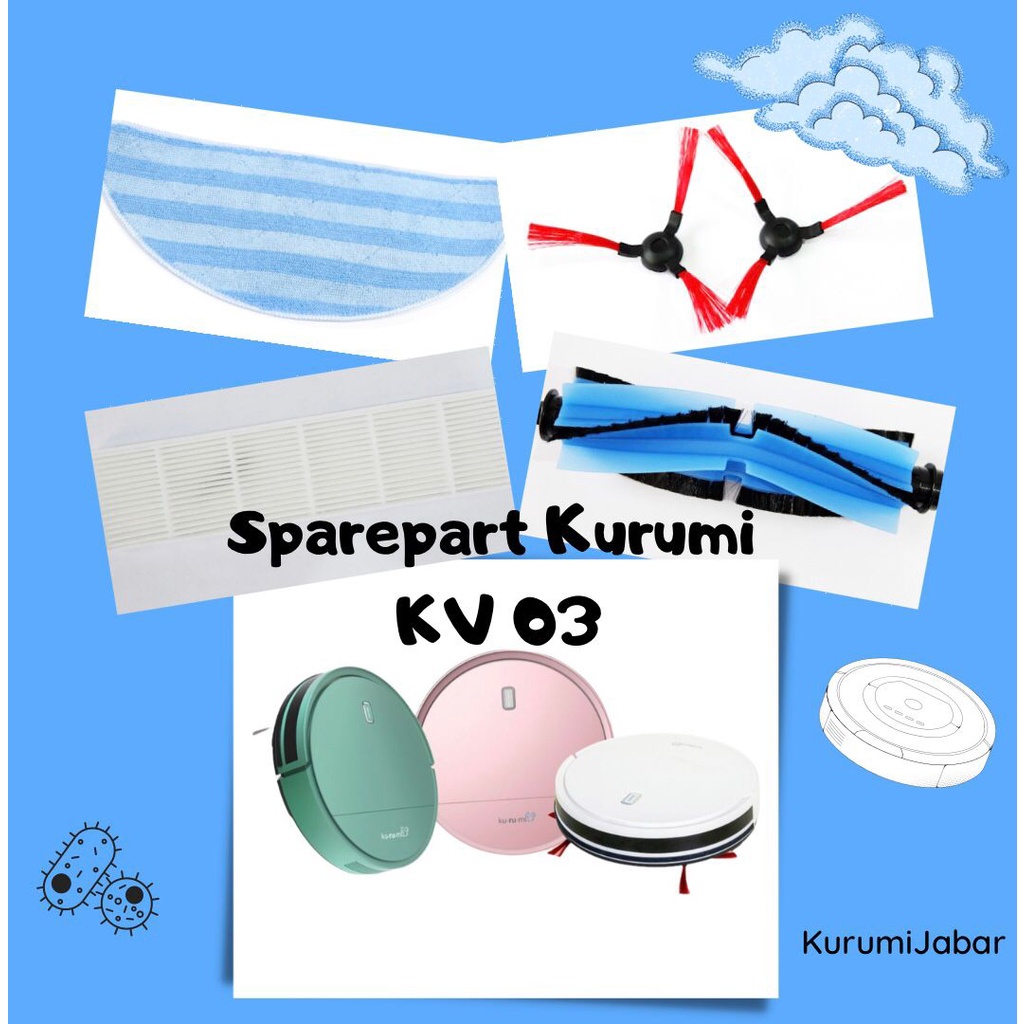 SPAREPART DAN HEPA KURUMI KV 03