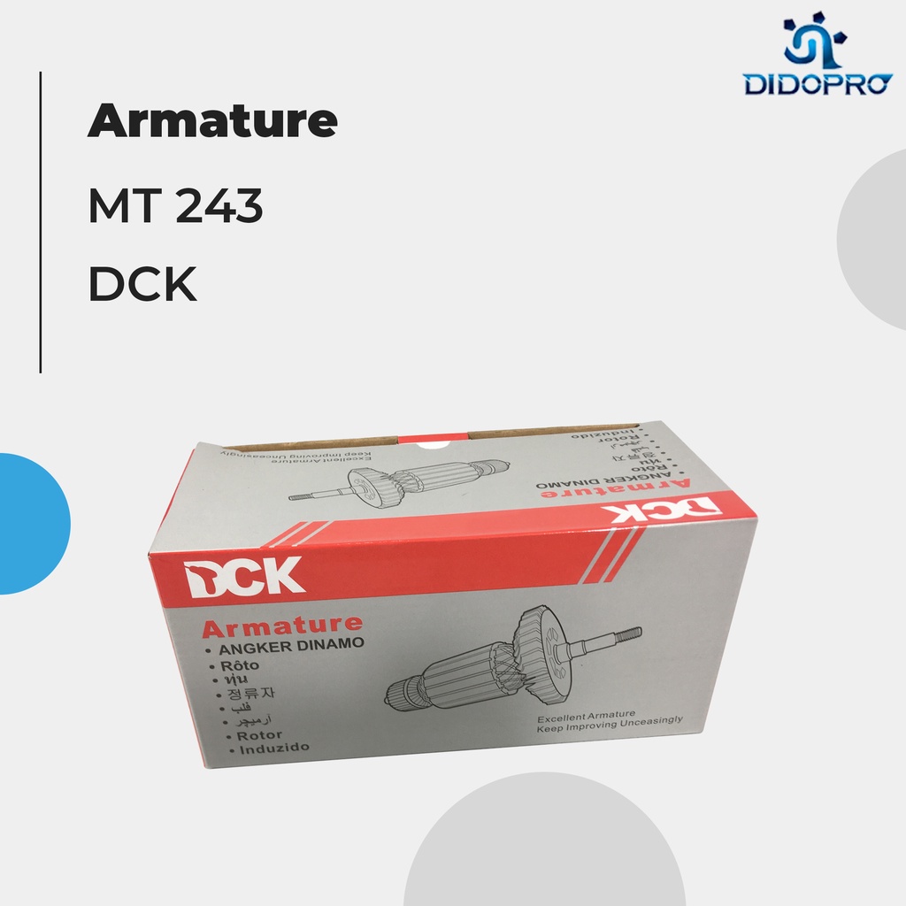 DCK ARMATURE ANGKER MT243 UNTUK MESIN CUT OFF MAKTEC MT 243