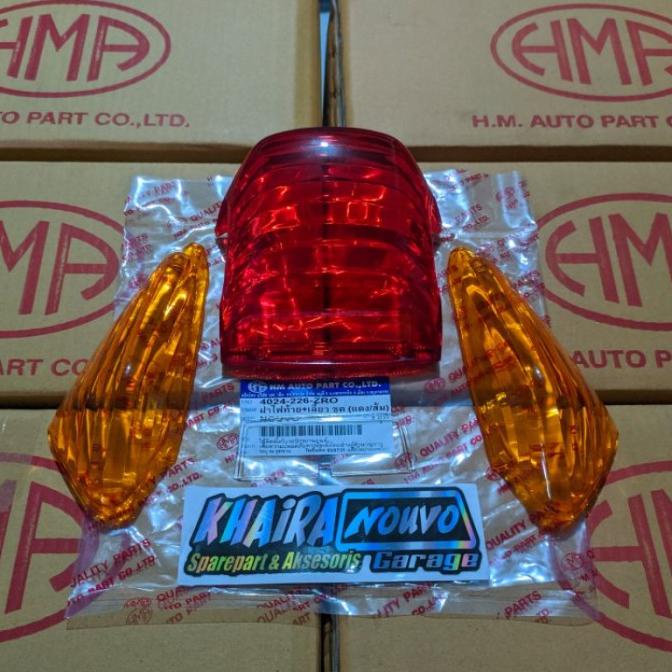 Mika lampu belakang nouvo lele HMA set mika stoplamp nouvo lele HMA