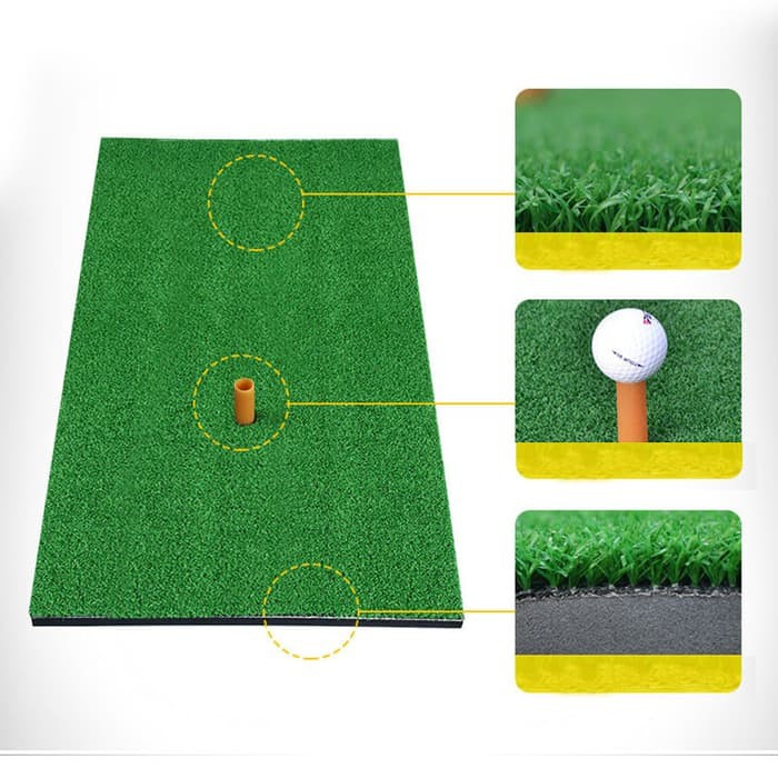 Golf Matras Rumput Sintetis 60 X 30 CM Mat Swing Training