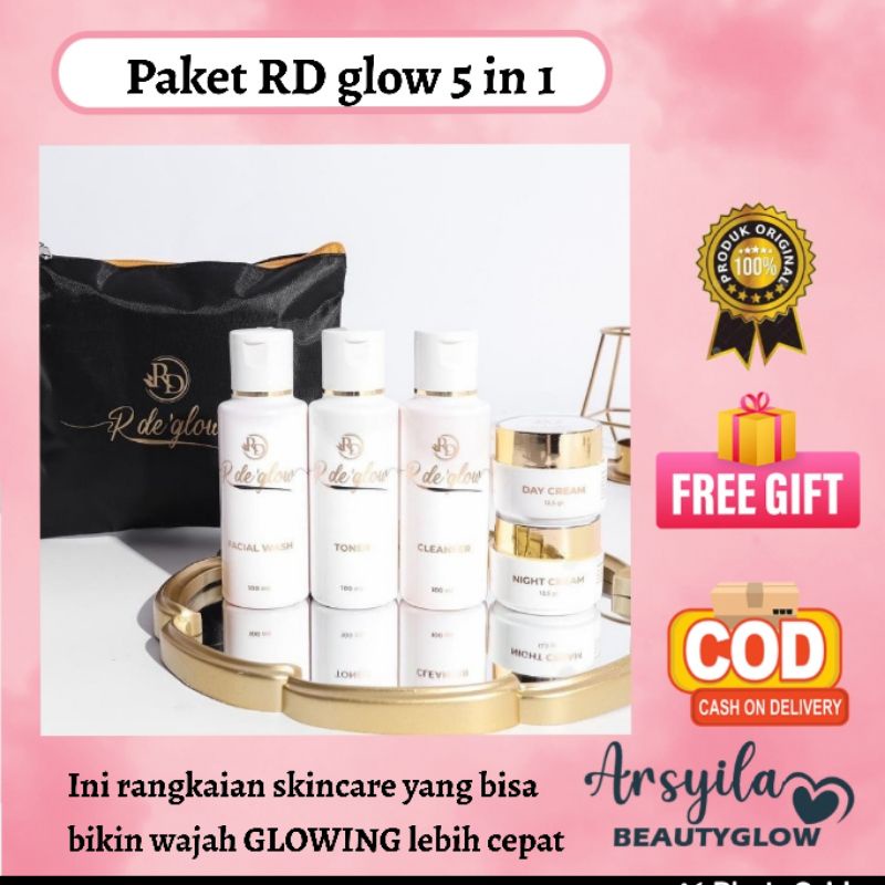 RD GLOW PAKET LENGKAP / RDE GLOW / CREAM RD RINNA DIAZELLA