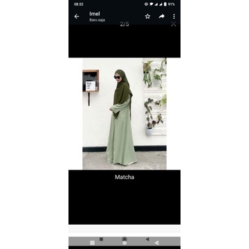 abaya shakila uzma hijab warna mint
