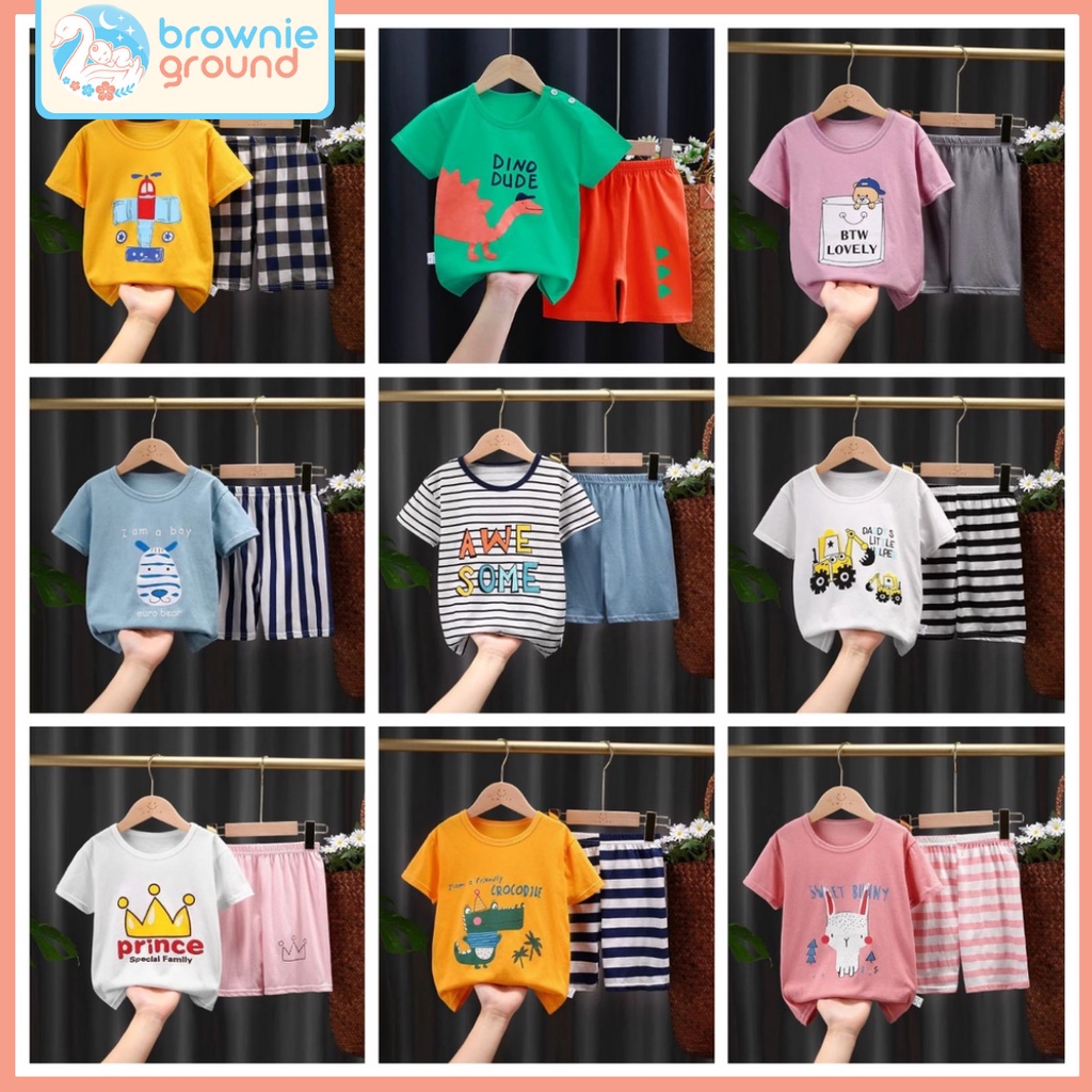 Baju anak ada kancing bahu baju bayi laki laki baju bayi perempuan  import stelan anak setelan bayi setelan import