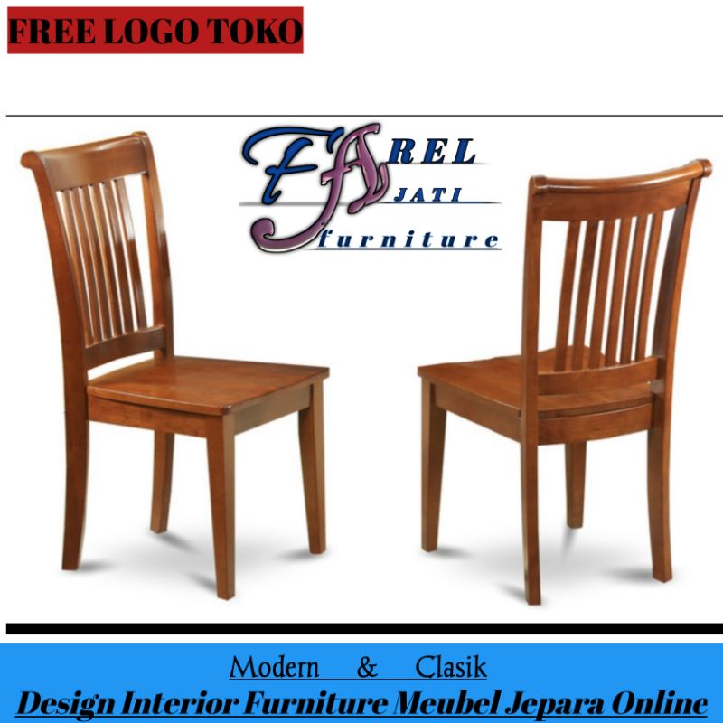 KURSI MAKAN KURSI TERAS MINIMALIS JATI FURNITURE KURSI CAFE KURSI TAMAN