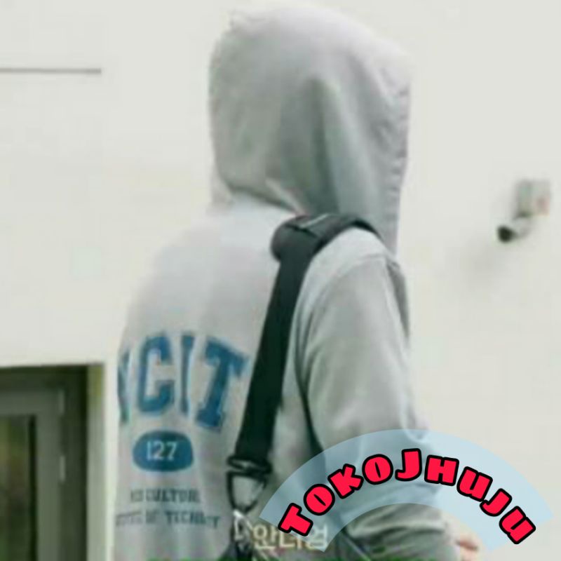 Hoodie ZIPPER NCT 127 NCIT logo kecil + Sablon Belakang