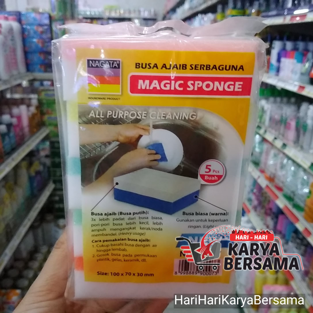 Agen Busa Cuci Piring Nagata Magic Sponge Serbaguna Ngt 0007 Isi 5 Pcs bWjzKLdIQ0lyrAa