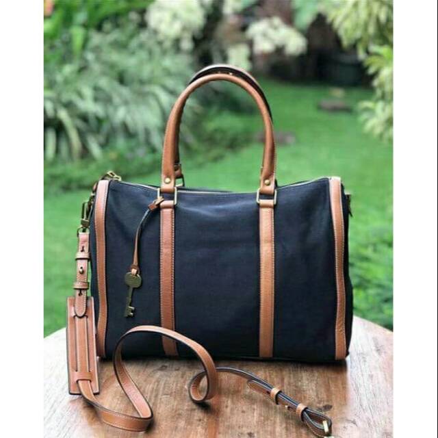 TAS FOSSIL KENDAL SATCHEL LARGE MULTI