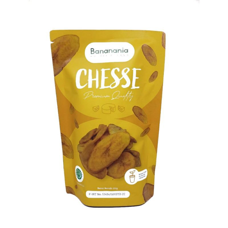 

Bananania 115 gram Cheese Kripik Pisang Free Bubble Wrap Gratis Packing Kardus Banana Keripik Halal MUI Keju Asin