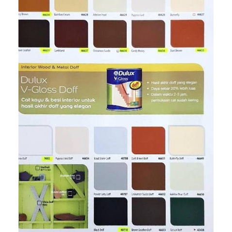

READY ✅CAT MINYAK DULUX V GLOSS 1 KG (WARNA KHUSUS)|KD3