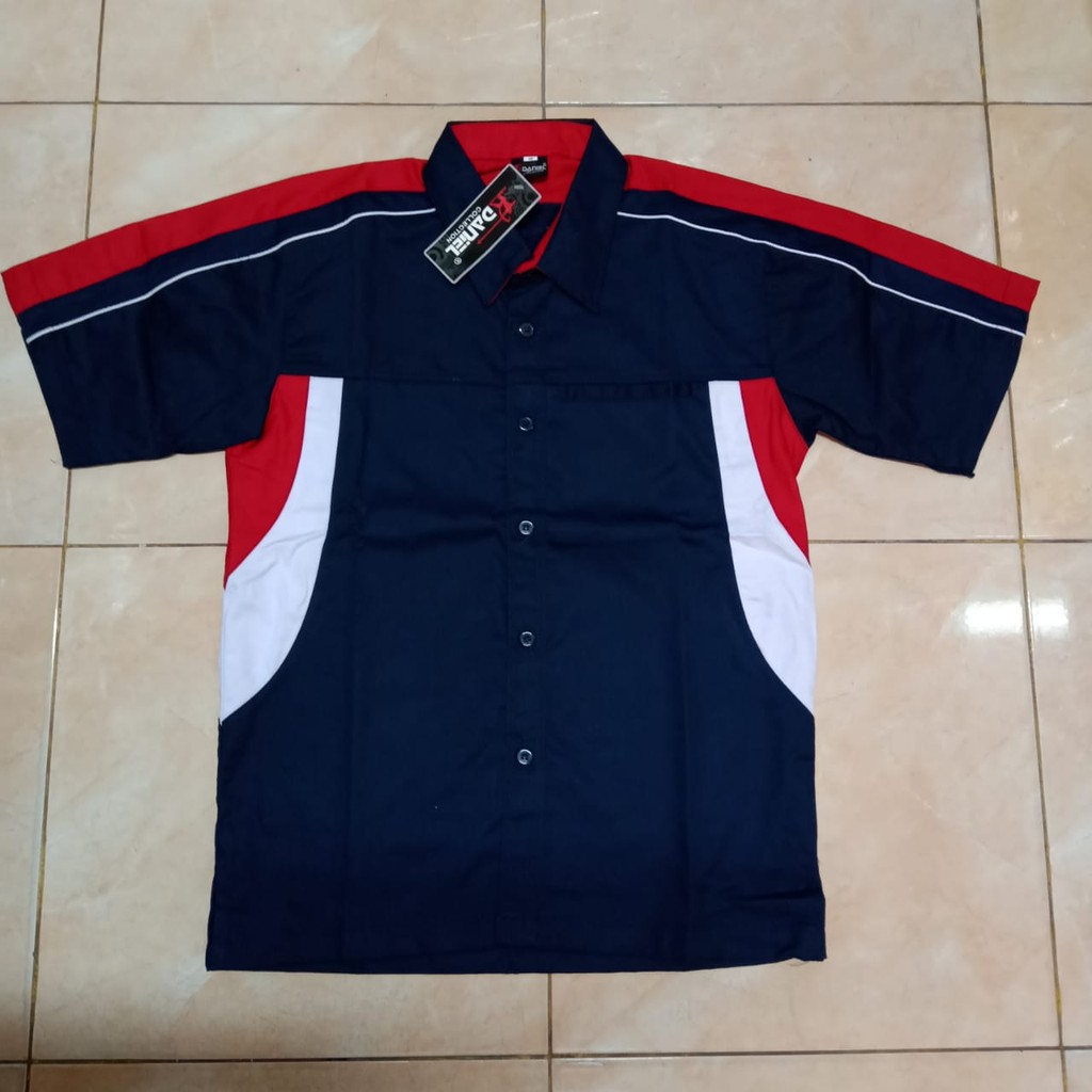 SERAGAM KOMBINASI, KEMEJA SERAGAM, BAJU KERJA, SERAGAM DRILL, BAJU PDH