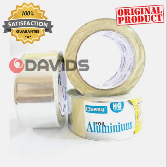 Isolasi lakban alumunium aluminium foil tape