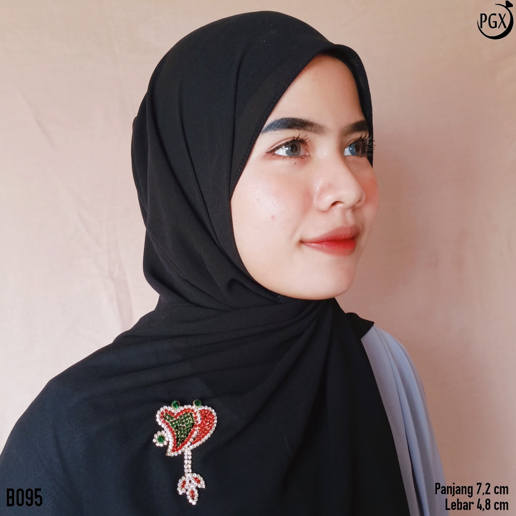 PGX Bross Hijab Bros Dagu Juntai Panjang Aksesoris Jilbab - B095