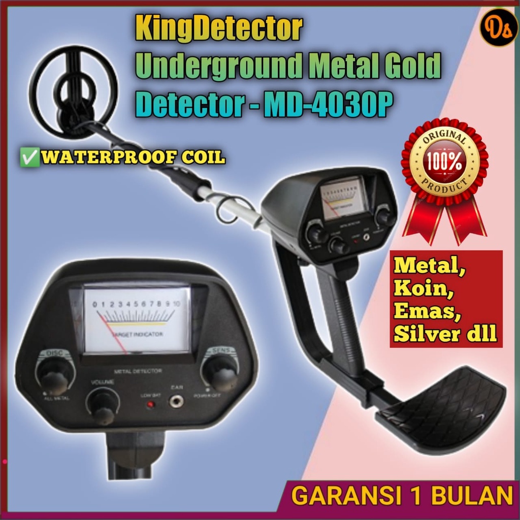 ORIGINAL Metal Detector emas Metal Gold Silver Detector alat pendeteksi emas Alat deteksi emas detek