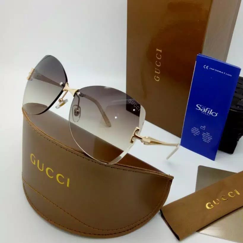( Spesial Sale ) Kacamata Wanita / Gucci HC118 + Box Resletting / Full Shet + Quality Premium-1
