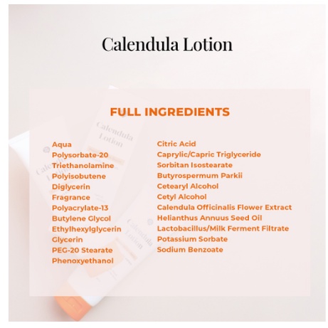 Biotalk Calendula Lotion For Eczema and Dry Skin