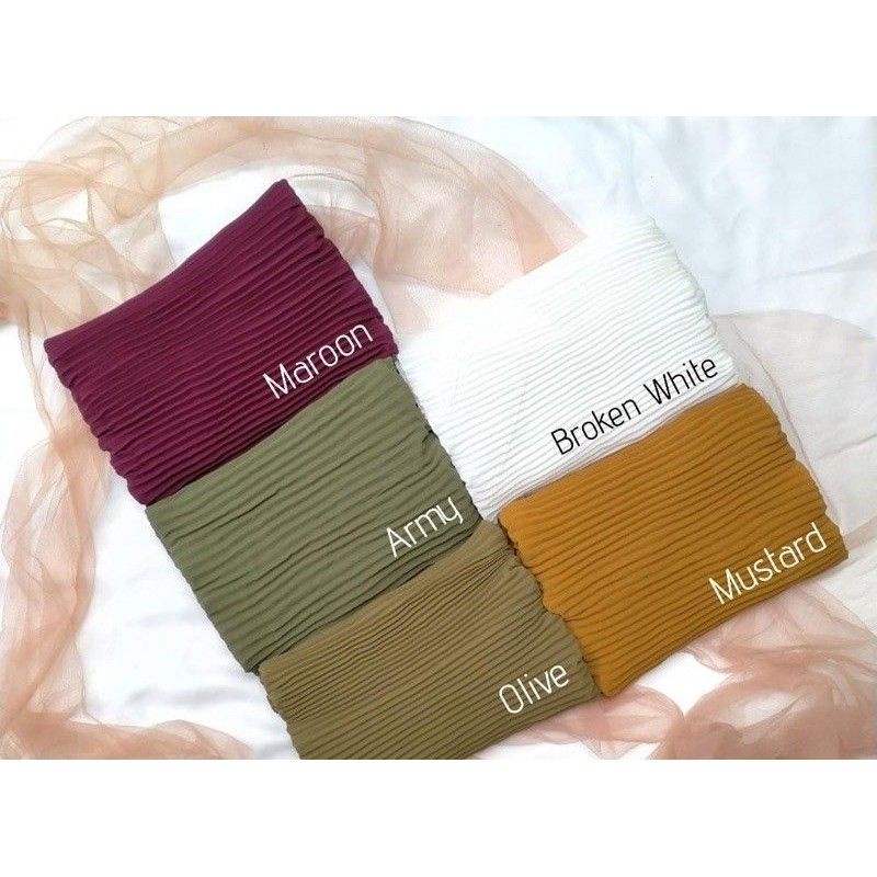 PASHMINA PLISKET LIDI BAHAN CERUTY BABYDOLL THE BEST QUALITY