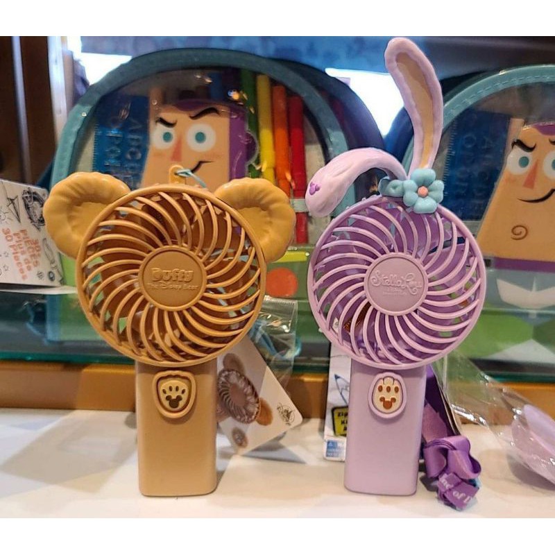 Kipas Tangan Portable Kecil / Handy Fan Charge Lucu Karakter Disney Duffy & Stella Lou
