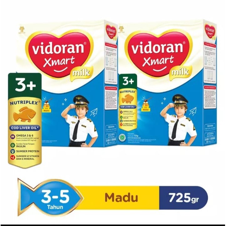 vidoran xmart 3+ 725 gram madu