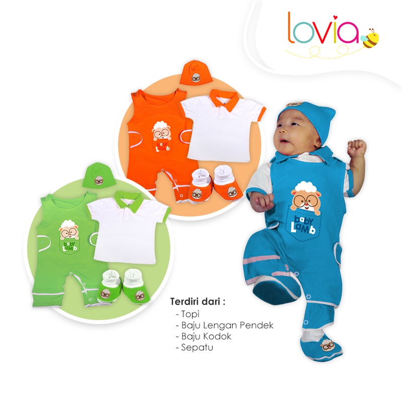 Kiddy Baju Set Bayi / Setelan Bayi Lengkap / Kado Lahiran Komplit / Baju Koko / Baju Lebaran