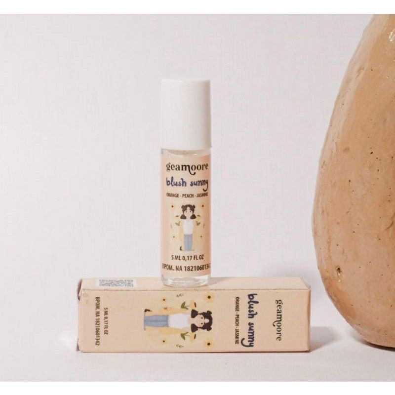 [BUY 1 GET 1 GIFT] PARFUM GEAMOORE ADDICTED SERIES 5ml | PARFUM ROLL ON GEAMOORE-Blush sunny